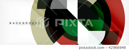 Vector circular geometric abstract background 42966946
