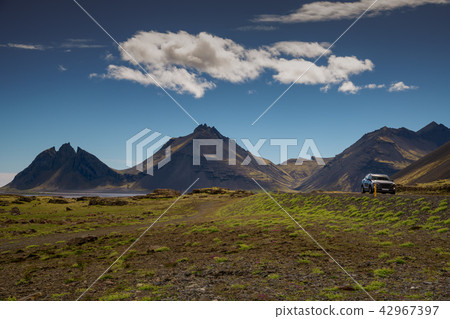 Vestrahorn Stockknes mountain ,Iceland Summer. 42967397