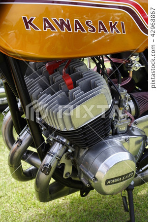 川崎Mach IV 750 cc（H 2）750 SS 2 Stonerahan強烈加速廢氣，噪音調節型湮滅 42968867