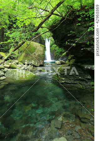 From a mountain stream before Oirashi's Falls 42968869