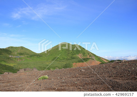 Akita Komagadake Amida Pond Blue Sky August 42969157