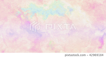 Colorful detailed Japanese handmade and paper close-up material texture background, top view (seamless connection, high resolution 2D CG rendering ∕ coloring illustration) 42969184