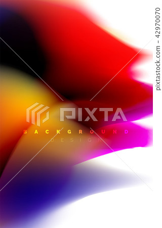 Holographic paint explosion design, fluid colors flow, colorful storm. Liquid mixing colours motion Holographic paint explosion design, fluid colors flow, colorful storm. Liquid mixing colours motion 42970070