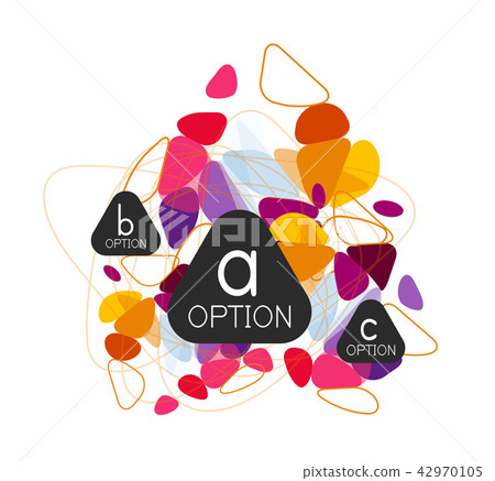 Triangle infographics design layout Triangle infographics design layout 42970105