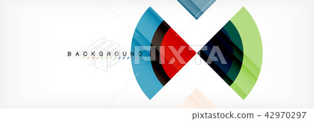 Vector circular geometric abstract background Vector circular geometric abstract background 42970297