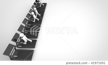 Running machine and runner multiple right copy space 42971091