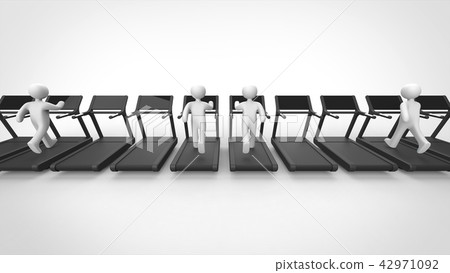 Running machines and runners Running machines and runners 42971092
