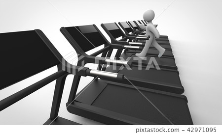 Running machine and runner multiple perspective Running machine and runner multiple perspective 42971095