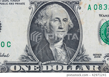 American dollar detail close up 42971241