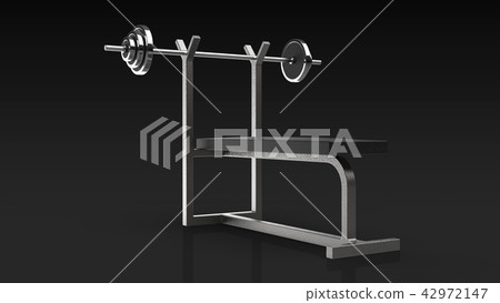 Barbells and benches 42972147