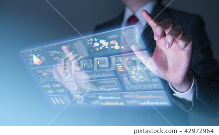 Suit figure - male 42972964