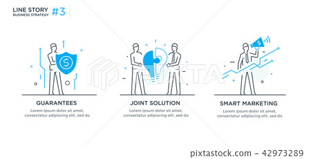 Set of illustrations concept with businessmen. Workflow, growth, graphics. Business development 42973289
