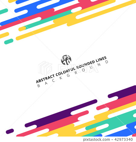 Abstract colorful Rounded Halftone Transition. 42973340