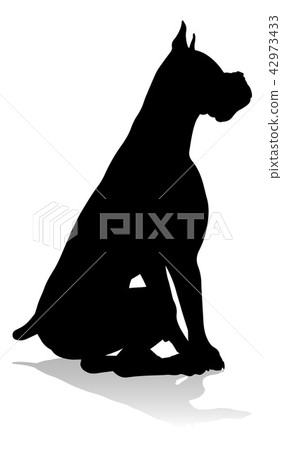 Dog Silhouette Pet Animal 42973433