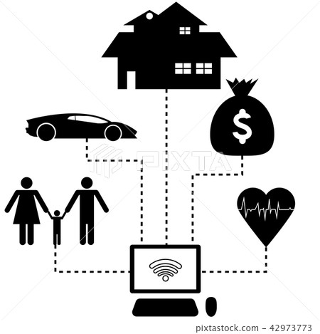 Graph of Life needs. thinking concept. 42973773