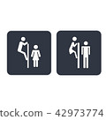 Toilet vector icons set restroom on white 42973774