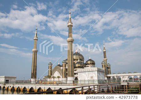 Crystal Mosque in Kuala Terengganu, Malaysia. Crystal Mosque in Kuala Terengganu, Malaysia. 42973778