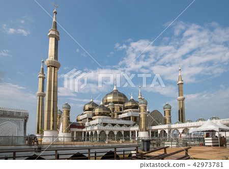 Crystal Mosque in Kuala Terengganu, Malaysia. Crystal Mosque in Kuala Terengganu, Malaysia. 42973781
