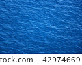 Background of blue sea surface and waves close up 42974669