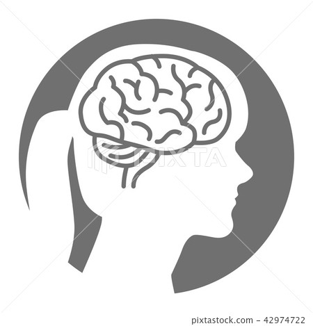 腦圖標 腦圖標 42974722