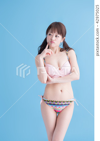 Swimwear ladies · Blue back 42975025