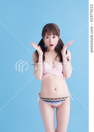 Swimwear ladies · Blue back 42975033