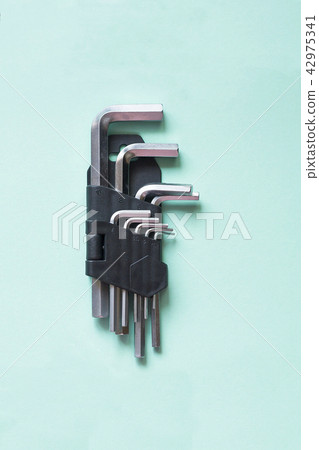 Hex key set for bike repair different size 42975341