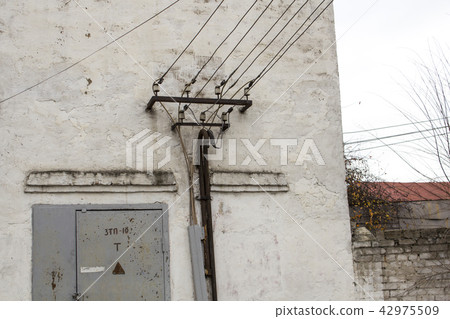 The old building of transformer points. The old building of transformer points. 42975509