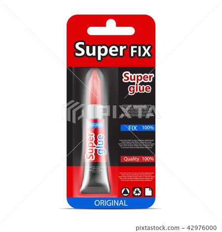 Super fix glue tube realistic  42976000