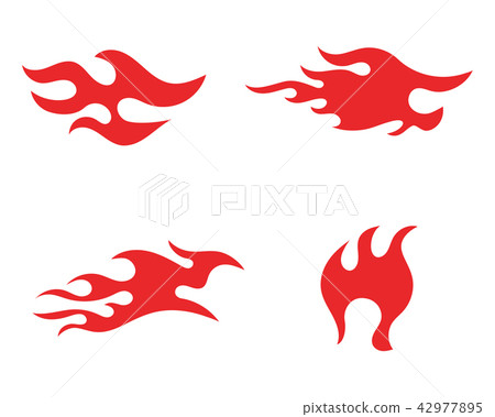 Fire flame vector illustration 42977895
