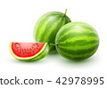 Watermelons. Whole fresh ripe sweet fruits 42978995