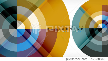 Vector circle abstract background 42980360