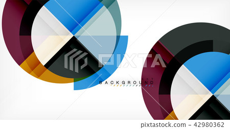 Vector circle abstract background 42980362
