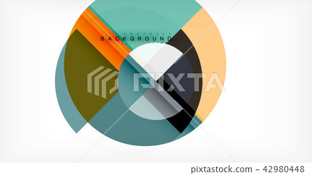 Vector circle abstract background 42980448