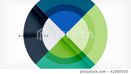 Vector circle abstract background 42980550