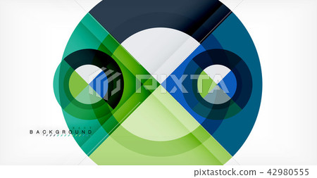 Vector circle abstract background 42980555