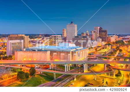 Memphis, Tennessee, USA Skyline 42980924