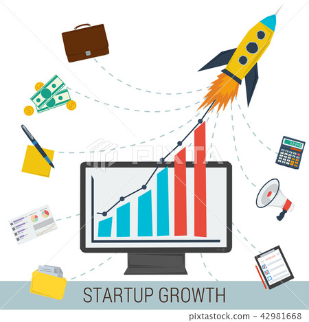 Startup growth concept Startup growth concept 42981668