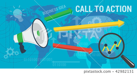 long background CALL to ACTION - Stock Illustration [42982131] - PIXTA