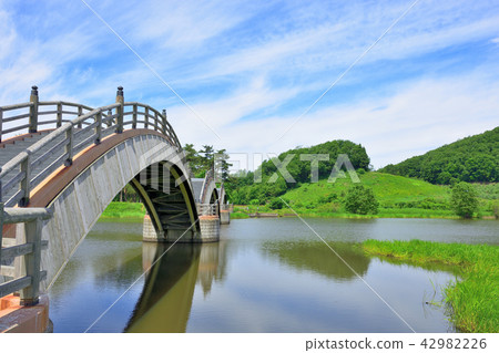 Historic town Akita prefecture Yokote city Heiwa's windy park 42982226