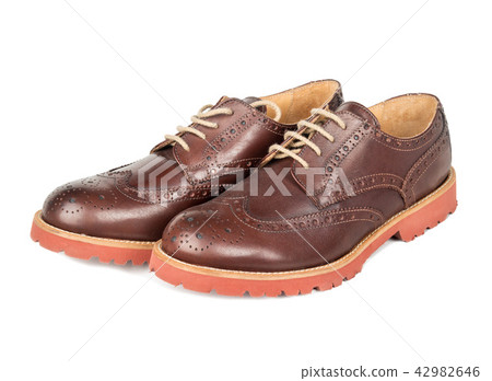 Brown leather shoes Brown leather shoes 42982646