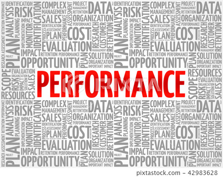 Performance word cloud collage - Stock Illustration [42983628] - PIXTA