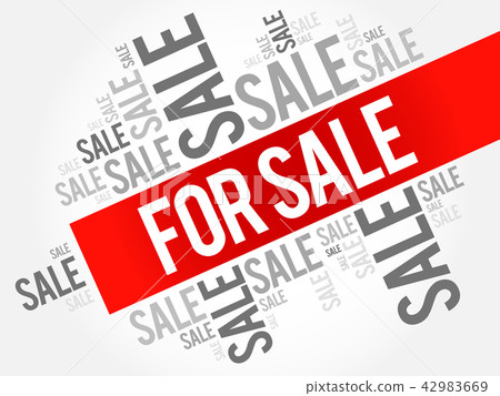 FOR SALE words cloud FOR SALE words cloud 42983669