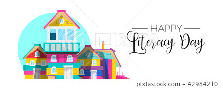 International Literacy Day book house web banner International Literacy Day book house web banner 42984210