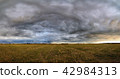 Clouds over the field. 42984313