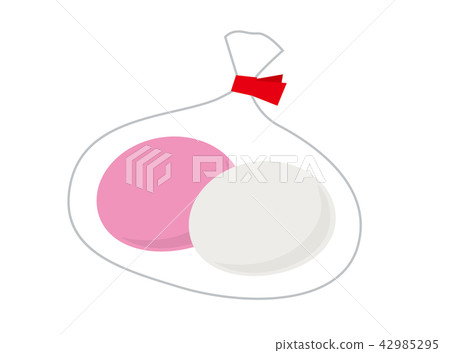 Red and White Mochi 42985295