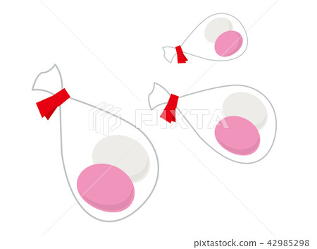 Red and White Mochi 42985298