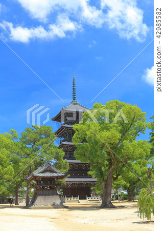 Zentsenji Five-storied pagoda Zentsenji Five-storied pagoda 42985582