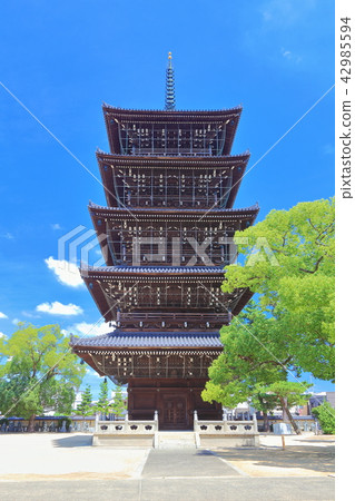 Zentsenji Five-storied pagoda Zentsenji Five-storied pagoda 42985594