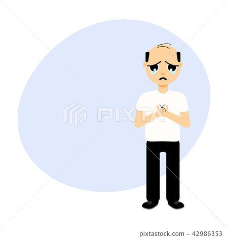 Man with receding hair Man with receding hair 42986353